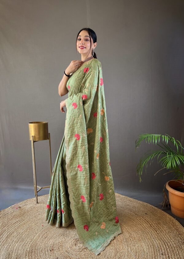 Designer Georgette Saree – Lightweight & Stylish - Image 3