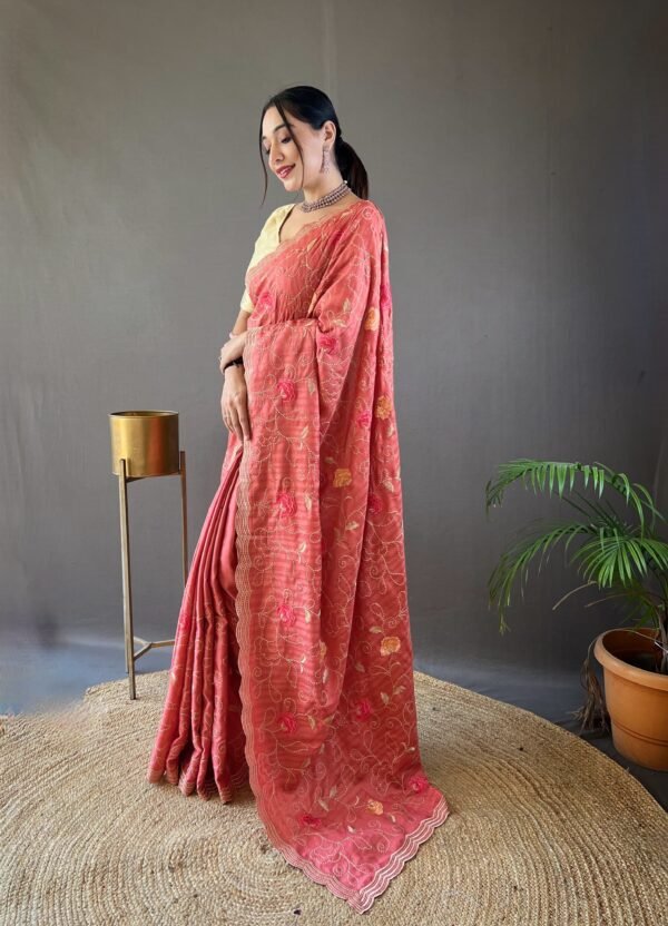 Soft Cotton Saree with Blouse – Summer Special - Image 3