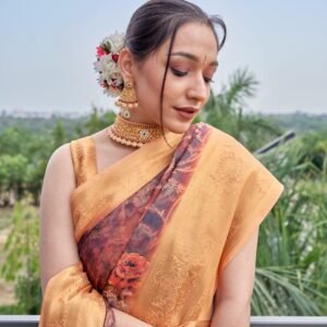 Pure Linen Saree – Office Wear Classic