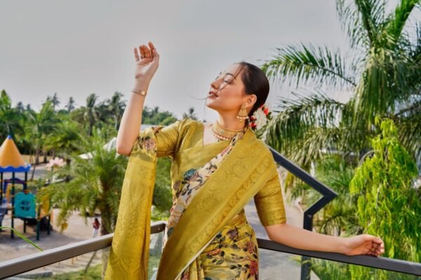 Ready-to-Wear Saree with Belt – Modern Touch - Image 5