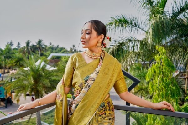 Ready-to-Wear Saree with Belt – Modern Touch - Image 4