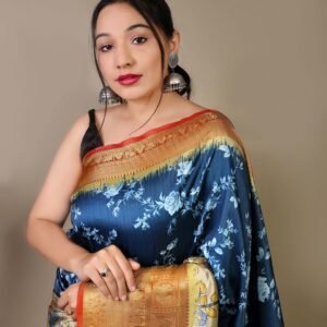 Tissue Saree for Bridesmaids – Soft & Shiny