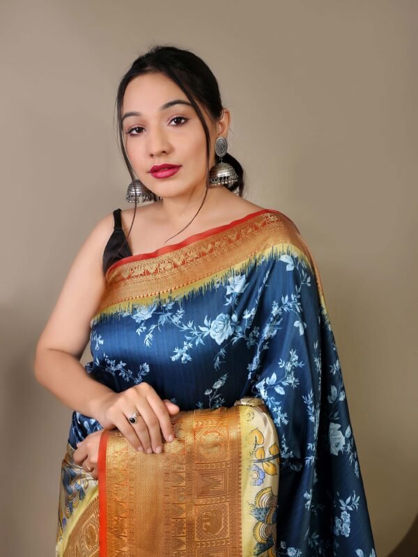 Tissue Saree for Bridesmaids – Soft & Shiny