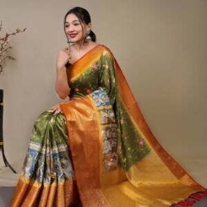 Paithani Style Saree – Marathi Traditional Wear