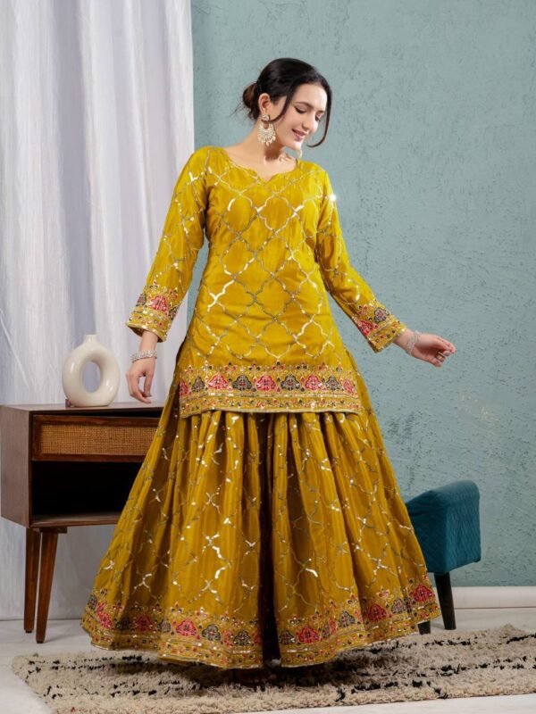 Embroidered Anarkali Suit – Festive Wear - Image 4