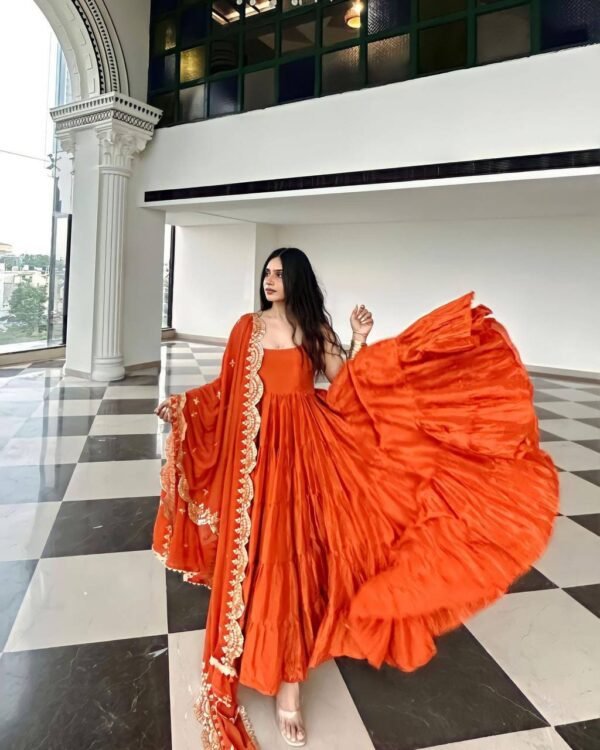 A-Line Kurti with Dupatta Set – Modest & Stylish - Image 4