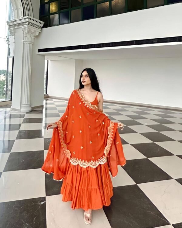 A-Line Kurti with Dupatta Set – Modest & Stylish - Image 5