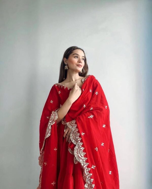 Designer Chikankari Suit – Lucknowi Grace