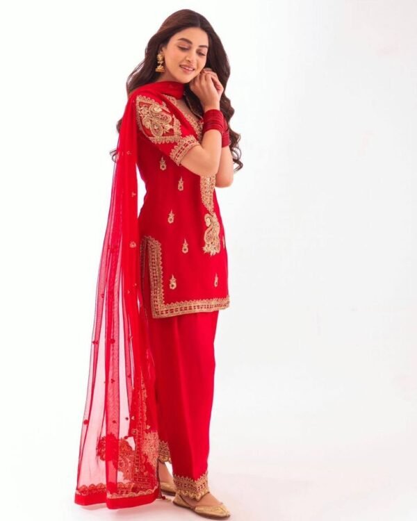 Georgette Sharara Suit – Party Ready Outfit - Image 4