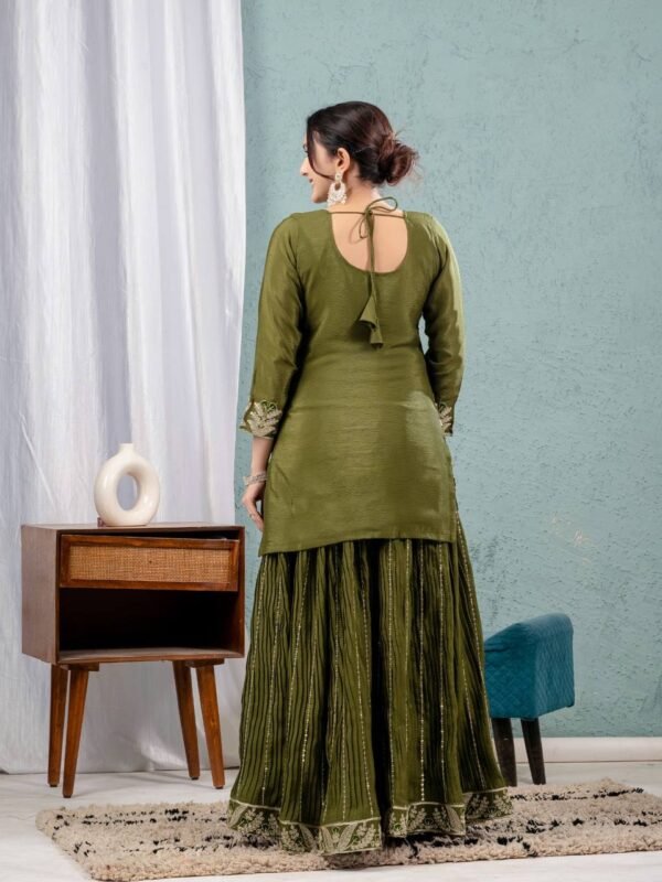 Angrakha Style Suit – Traditional with Twist - Image 3