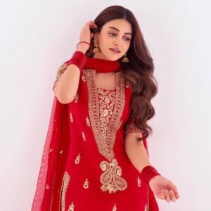 Georgette Sharara Suit – Party Ready Outfit