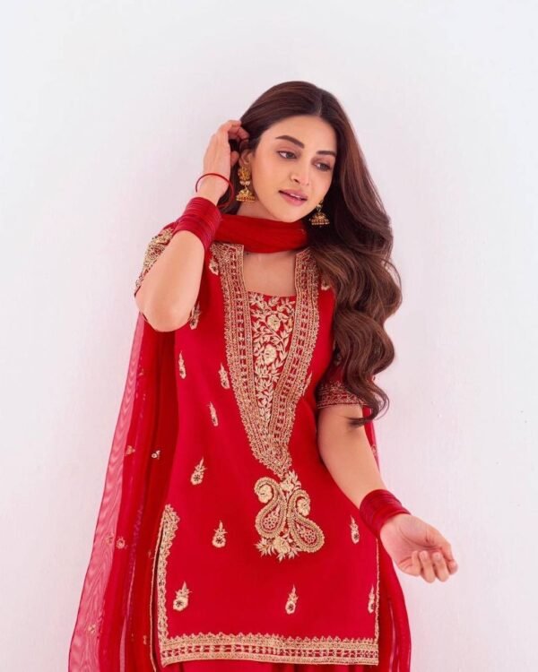 Georgette Sharara Suit – Party Ready Outfit
