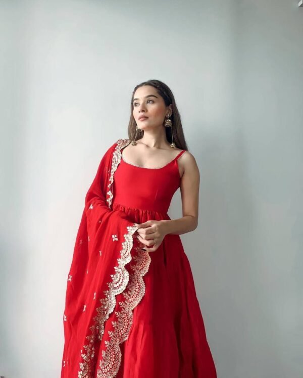 Designer Chikankari Suit – Lucknowi Grace - Image 2