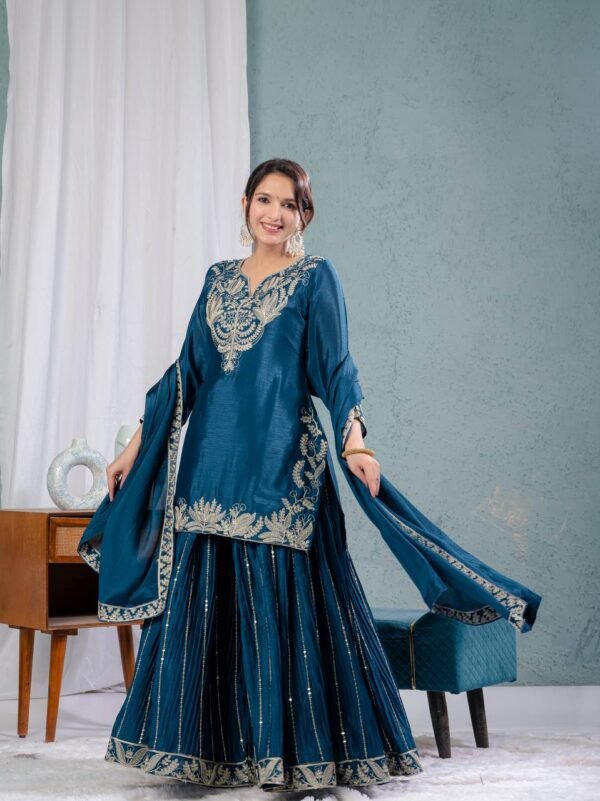 Heavy Embroidered Salwar Suit – Wedding Guest Pick - Image 2
