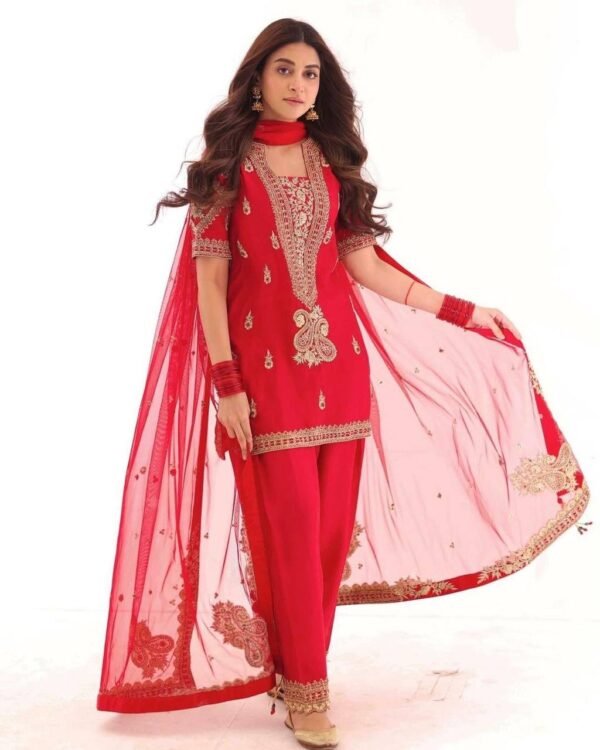 Georgette Sharara Suit – Party Ready Outfit - Image 6