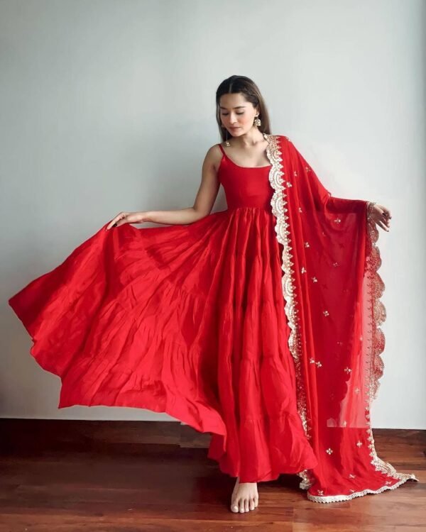 Designer Chikankari Suit – Lucknowi Grace - Image 3