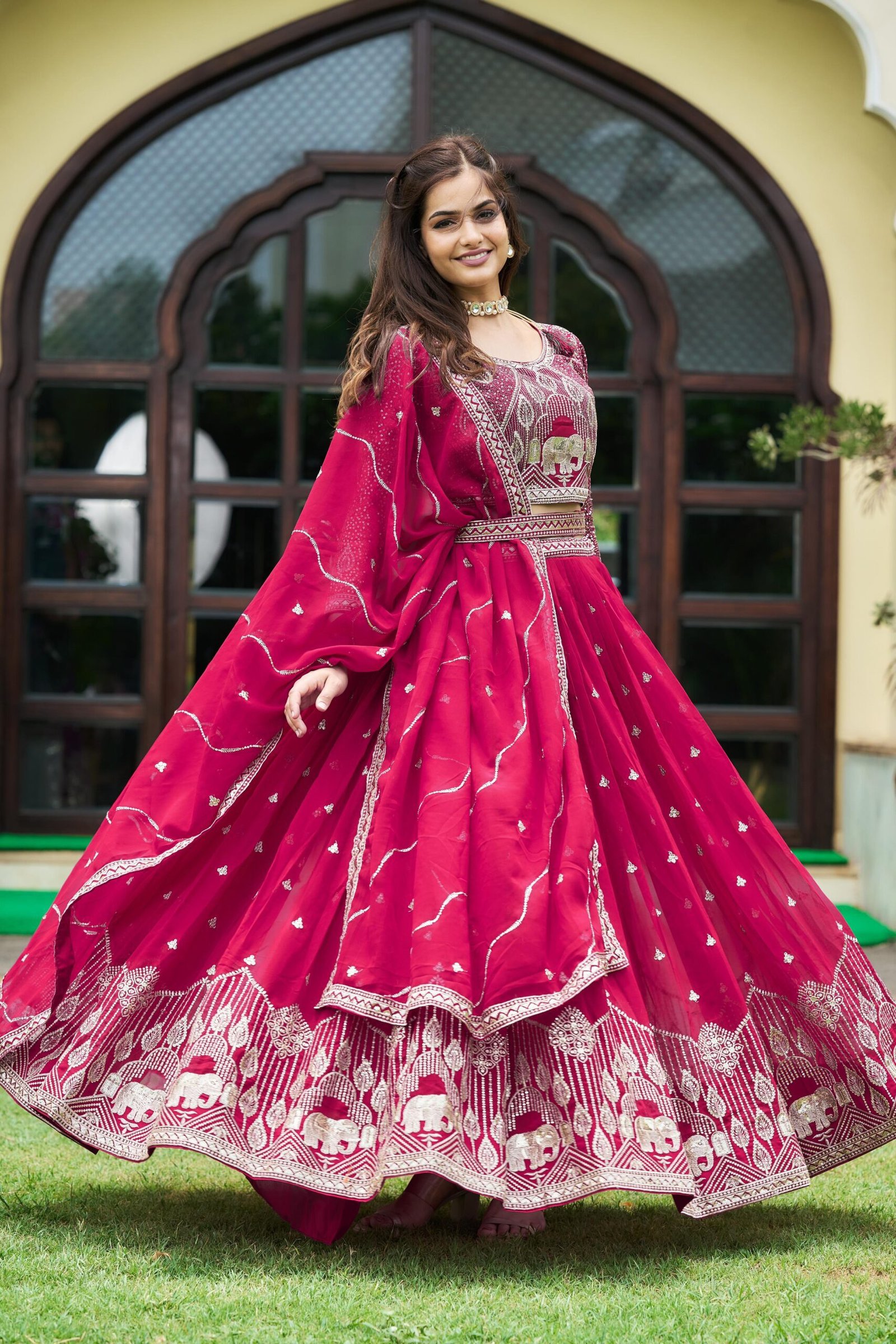 ROYAL STYLE WITH A DESIGNER LEHENGA CHOLI