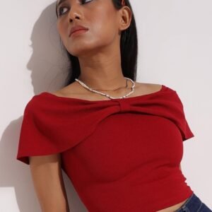 Veni Vidi Vici Bardot Crop Top