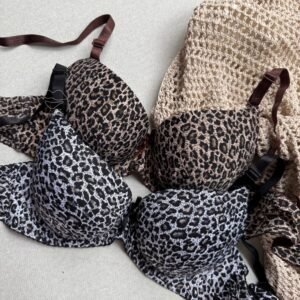Leopard Print Bra (Trendy Animal Print Bra)