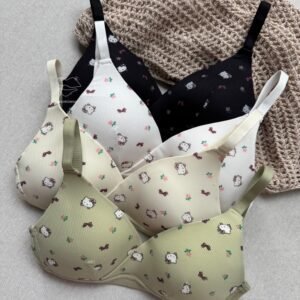 Kitty Bra (Cute Kitty Print Bra)
