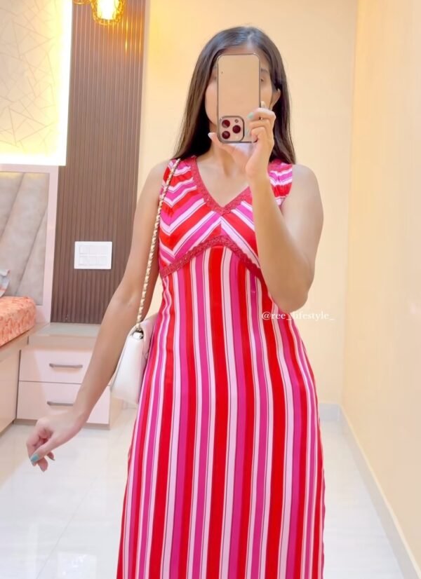 Elegant Red Embroidered Co-Ord Set for Women – Budget Friendly Festive Wear – Only ₹99 - Image 3