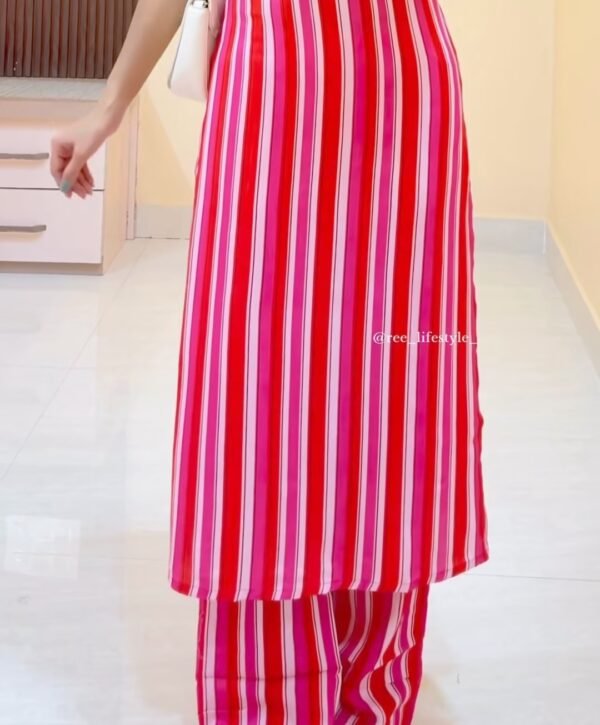 Elegant Red Embroidered Co-Ord Set for Women – Budget Friendly Festive Wear – Only ₹99 - Image 2
