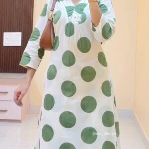 Elegant Blue Floral Kurti Dress for Women – Daily Wear Cotton – Only ₹99