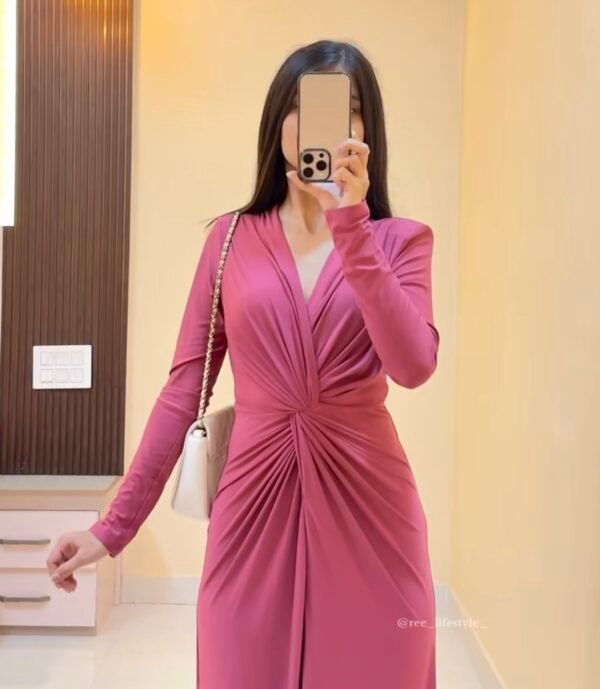 Lavender Satin Slip Dress for Women | Elegant Party Wear Outfit