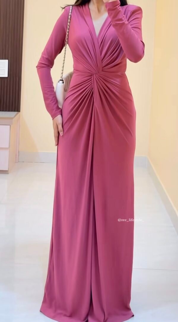 Lavender Satin Slip Dress for Women | Elegant Party Wear Outfit - Image 2
