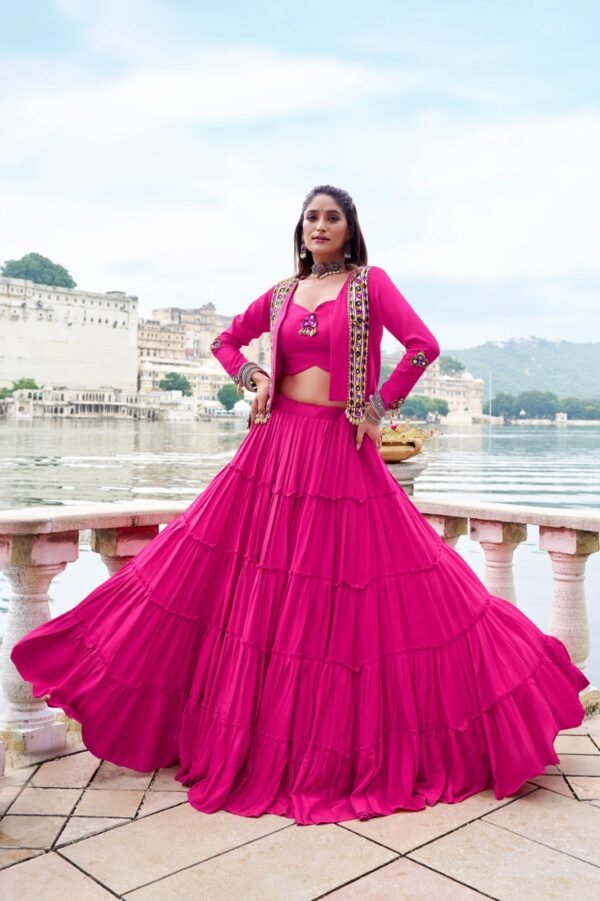 Shop Silk Lehenga Choli Online – Latest Party Wear Dresses, Wedding Outfits & Trendy Women’s Clothing | Nehaff Clothing - Image 5