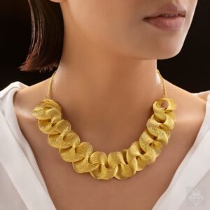 Nehaff Anti-Tarnish Golden Spring Necklace